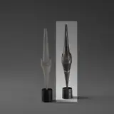 Hans Coper, Black 'Cycladic Arrow' form, 1976, Stoneware, black glaze