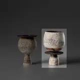 Hans Coper, Cup on stand with central disc