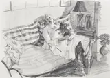 Caroline Walker, Untitled, 2009, graphite on paper