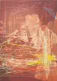 Petra Cortright, QuakellKviral-maize-updater-logs[[done IN COLD BLOOD]].prg, 2016, digital painting on Belgian linen