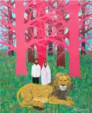 Mostafa Sarabi, Untitled, 2019, acrylic on canvas
