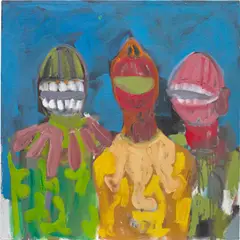 Gresham Tapiwa Nyaude, The Good Company, 2018, oil on canvas