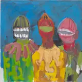 Gresham Tapiwa Nyaude, The Good Company, 2018, oil on canvas
