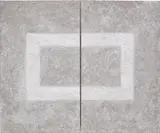 Stephane Graff, Earth Work 54, 1990, earth, sand, pigment and acrylic on canvas, diptych