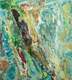 Uwe Kowski, Halb, 2002, oil on canvas