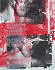 Hannah Perry, smile when you say that (Mirror yes), 2014, silkscreen on mirror