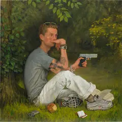 Pascal Möhlmann, Untitled, 2001, oil on canvas