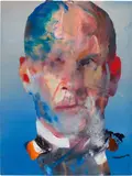 Conor Harrington, Reading Between the Punchlines (No. 4), 2019-2021, oil on Birch plywood