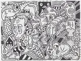 Sam Cox, Untitled, 2016, marker pen on paper