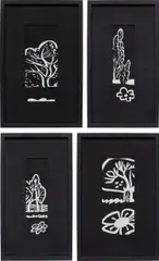 Paul Morrison, CYME (Study), 2002, acrylic paint marker, Indian ink, graphite and ballpoint pen on paper, in 4 parts