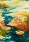Jessie Stevenson, Far in-between, 2022, oil on linen