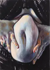 Lydia Pettit, Presentation, 2022, oil on linen