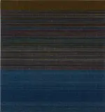 Ari Bayuaji, The Sky and the Ocean, 2022, woven plastic and cotton, mounted on plywood