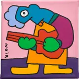 Thierry Noir, I got the feeling under my skin houlala!!!, 2015, acrylic on canvas