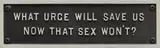 Jenny Holzer, Untitled (Selection from the Survival Series), 1983-1985, cast aluminium