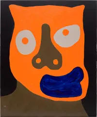 Basit by Isshaq Ismail, 2020, acrylic on canvas, sold May 2023