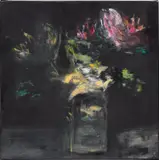 Ross Bleckner, Untitled, 2016, oil on canvas