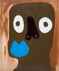 Ati 4 by Isshaq Ismail, 2021, acrylic on linen, sold May 2023