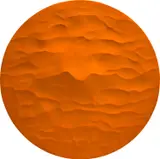 Natalia Kapchuk, Saharan Sands, 2022, fibreglass, pigmented sand flocking and plant-based epoxy resin on panel