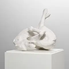 The Dog From Pompei by Allan McCollum, 1991, polymer-modified Hydrocal, sold May 2023
