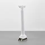Gabriele de Santis, Bubka, 2014, gesso and inline roller-skate wheels