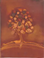 Ross Bleckner, Tree of Life, 1989, watercolour and gouache on paper