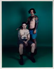 John and Scott by Catherine Opie, 1993, c-print, sold May 2023