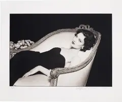 Patrick Demarchelier, Shalom Harlow, Paris, 1995, Platinum-palladium print, mounted