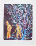 Daniel Richter, Flagge, 2005, lithograph on wove paper