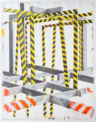 Manuel Caeiro, Divina Precariedade #2, 2010, acrylic on canvas