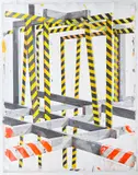 Manuel Caeiro, Divina Precariedade #2, 2010, acrylic on canvas