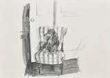 Caroline Walker, Study for 'Lottie', 2009, graphite on paper