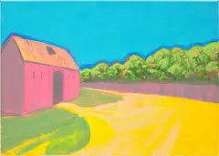 Duncan McCormick, Barn, 2019, acrylic on canvas