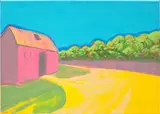 Duncan McCormick, Barn, 2019, acrylic on canvas