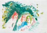 Daniel Richter, Untitled, 2008, oil on paper