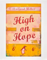 Harland Miller, High on Hope, 2019, screenprint on paper