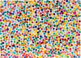 5133. Will pass that time (from The Currency) by Damien Hirst, 2016, one shot enamel paint on handmade paper, offered Sep 2023