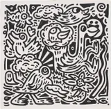 Sam Cox, Untitled, 2016, acrylic paint pen on foam board
