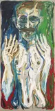Billy Childish, Self Portrait, 2004, oil on linen
