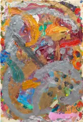 Gillian Ayres, Untitled, 1980, acrylic and oil on paper