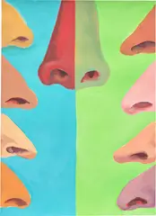 Allison Katz, Aromatherapy (Summer), 2022, gouache on paper