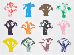 Work No. 3396 by Martin Creed, 2020, lithograph in twelve colours on Somerset satin white paper, sold Sep 2023