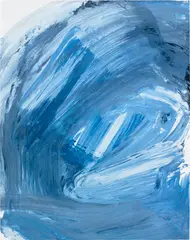Ice by Howard Hodgkin, 2013, screenprint with ground light-fast pigments on Somerset white satin paper, sold Sep 2023