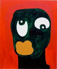 Hopeful 3 by Isshaq Ismail, 2020, acrylic on canvas, sold Sep 2023