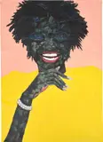 Adjei Tawiah, Ebony, 2020, acrylic on canvas
