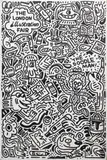 Sam Cox, Untitled, 2015, acrylic paint pen on panel