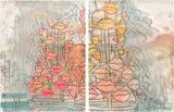 Dennis Oppenheim, Study For Revolving Kissing Racks
