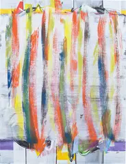 Jon Pestoni, Big Middle, 2013, oil on canvas mounted on panel