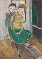 Waldemar Zimbelmann, Untitled, 2012-13, acrylic and pastel on canvas
