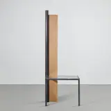 Oscar Tuazon, ISICBD, 2009, steel bars, steel pipe, oak, Plexiglas and silicone